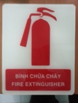 Biển báo để bình chữa cháy - Bình chữa cháy tại huế