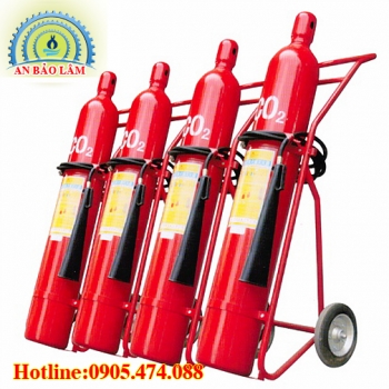 Bình chữa cháy khí xe đẩy CO2 MT3, MT5, MT24, Bình bột ABC MFZ4, MFZ8