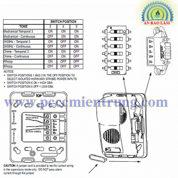 Còi chữa cháy báo động tại Huế, thiết bị báo cháy