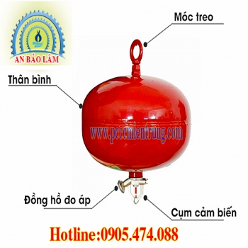 Bình chữa cháy xe kéo 35kg tại đà nẵng, 